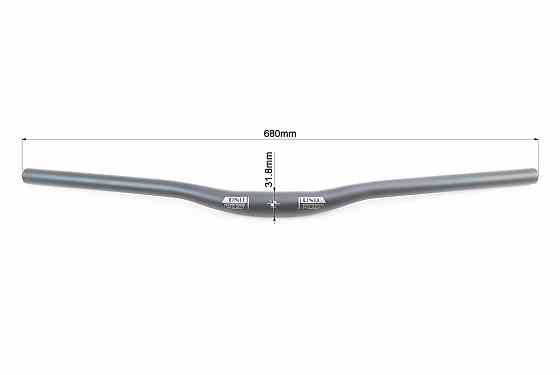 Кермо MTB 31,8х680мм, алюмінієве, чорне HB-RB12 Київ
