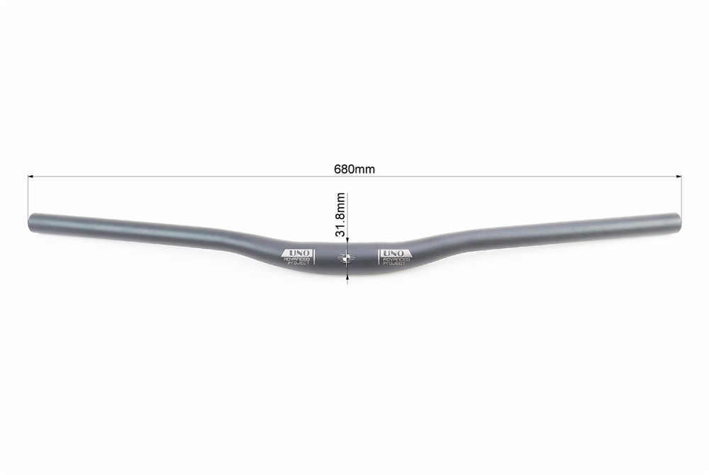 Кермо MTB 31,8х680мм, алюмінієве, чорне HB-RB12 Киев - изображение 3