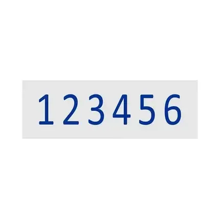 Офісний стрічковий нумератор15мм, 6-значн. Киев