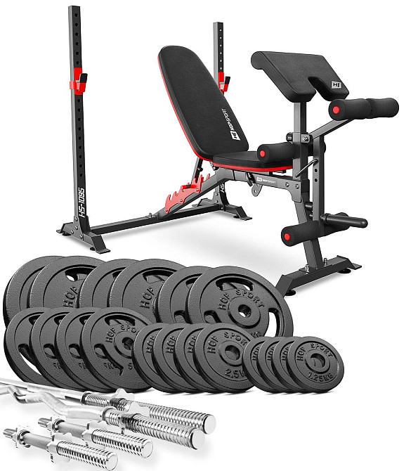 Набір STRONG 146кг з лавкою HS-1095 Киев - изображение 1