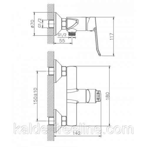 Змішувач для ванни HAIBA ADEL 003 Харків