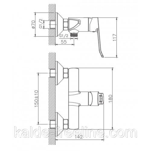 Змішувач для ванни HAIBA ADEL 003 Харків - фото 2