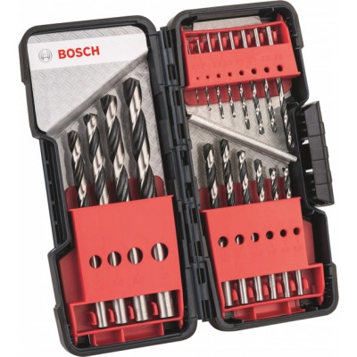 Набір свердл Bosch HSS PointTeQ ToughBox 18 шт (2.608.577.350) Вінниця - фото 1