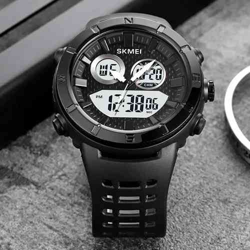 Годинники наручні SKMEI 2014BKWT, ЧОРНИЙ/БІЛИЙ, 10287 Дніпро
