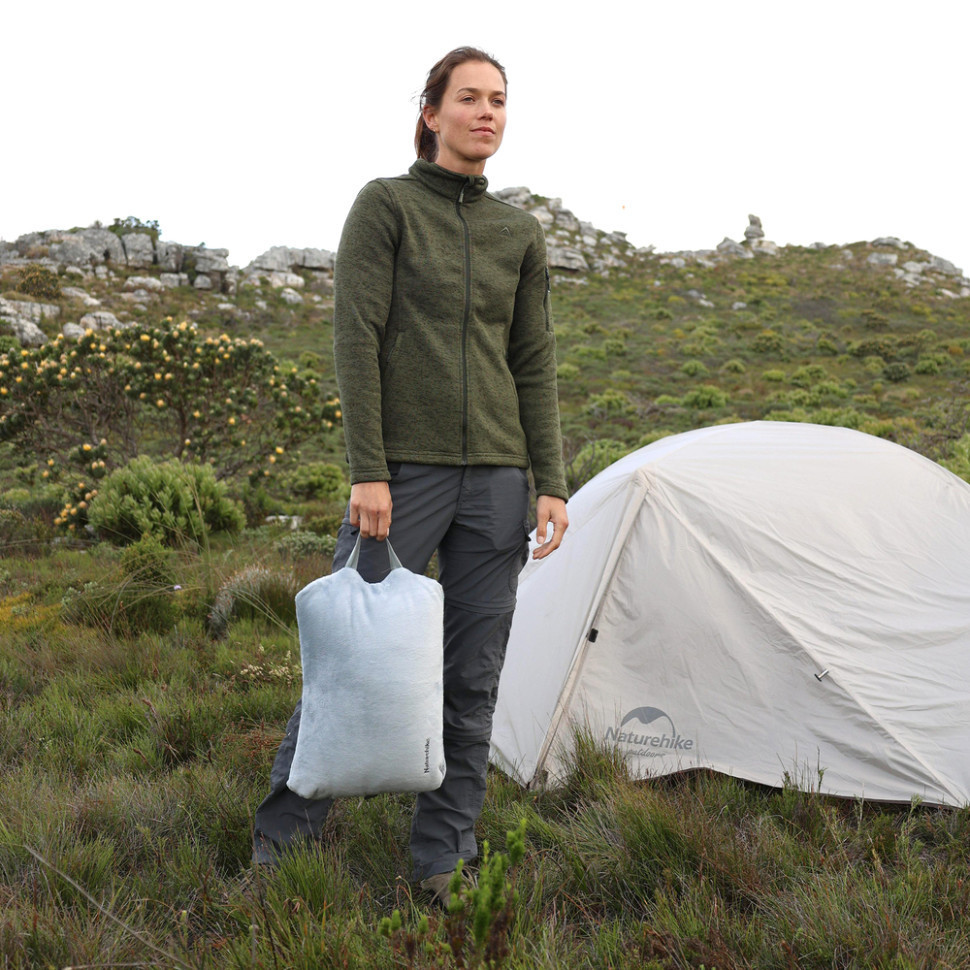 Спальный мешок - подушка Naturehike CNK2300SD022, светло-серый Киев - изображение 5