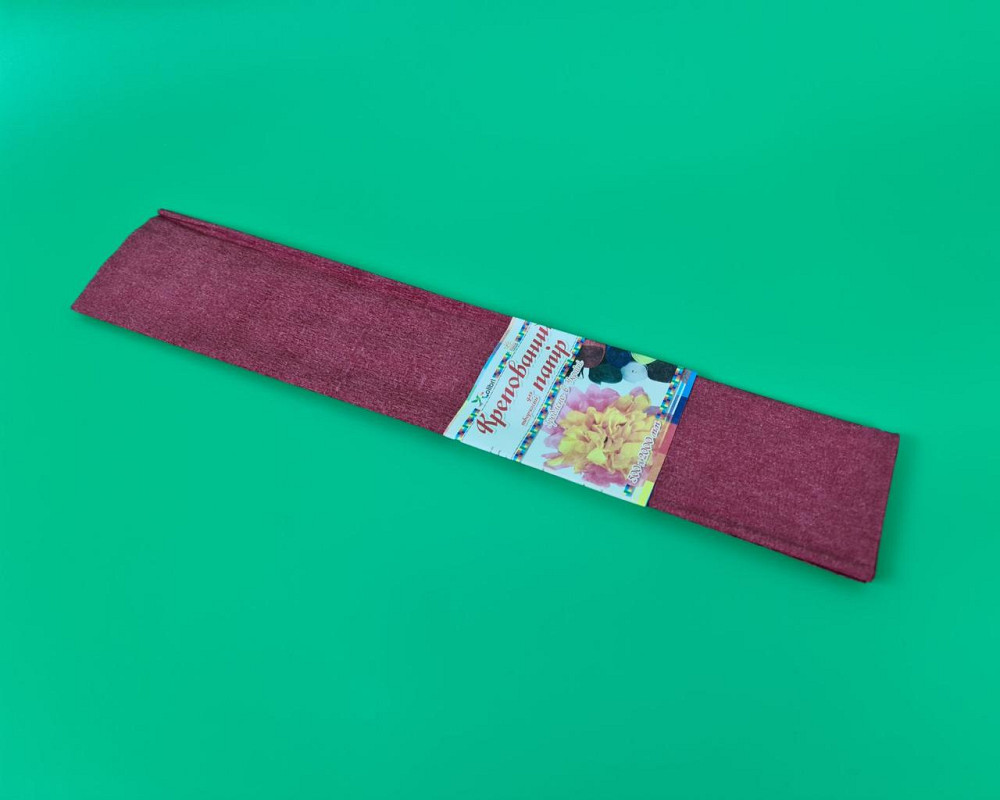 Бумага креповая (гофрированая) бордовый (1 пачка) Харьков - изображение 1