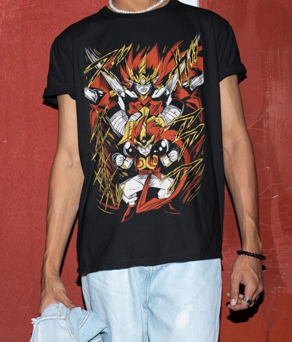 Футболка з аніме принтом Кісхін Доуджі Зенкі Аніме оверсайз (S/M/L) Чорний AnimeJ1062 Дніпро - фото 2