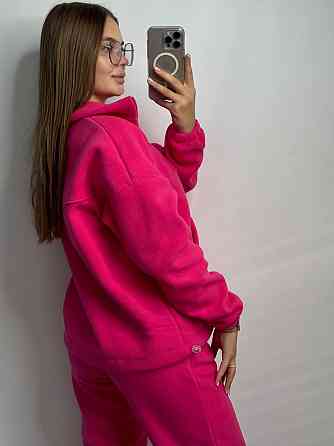 Теплый женский костюм TEDDY Малиновый XL-2XL Харьков