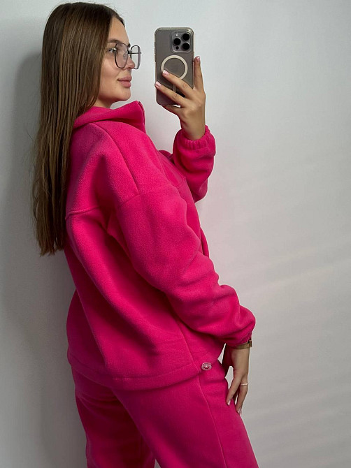 Теплый женский костюм TEDDY Малиновый XL-2XL Харьков - изображение 5