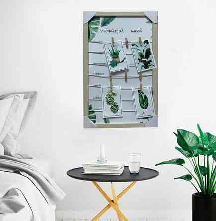 Настенный Мудборд (moodboard) Ежедневник Wanderfull Week для фото 50см Винница