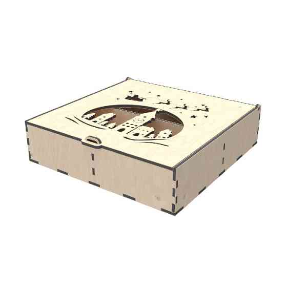 Подарочная коробка EKOSTAR 255х255х65 Киев