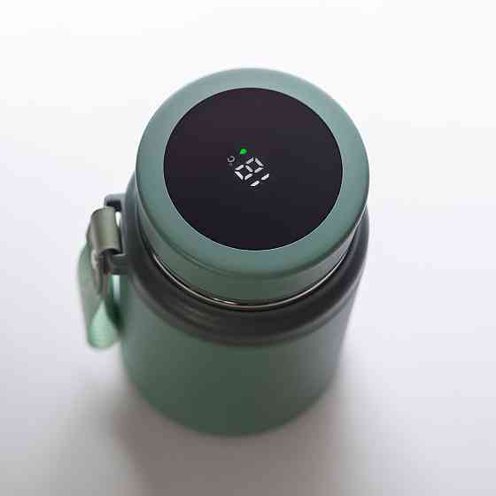 Термос Fashion з датчиком температури 700 мл Оливковий HP-14-20GR Коломия