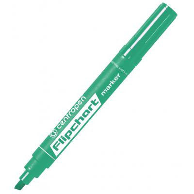 Маркер Centropen Flipchart 8560 1-4,6 мм, chisel tip, green (8560/04) Винница - изображение 1