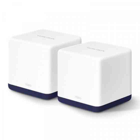 Домашня Mesh Wi-Fi система Mercusys (2шт.компл.) AC1900 Whole-Home Mesh Wi-Fi/3x1000Mbps LAN Por (Halo Киев