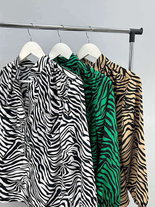 Жіноча блуза з принтом "Desert" оптом | Норма і батал | Розпродаж моделі Київ - фото 9