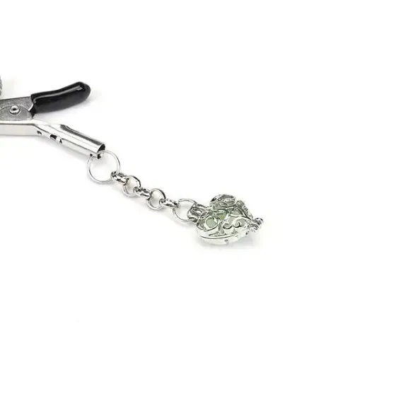 Затискачі для сосків Liebe Seele Glow-in-dark Nipple Clamps Green Львів