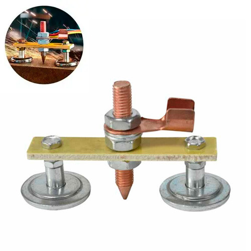 Магнитная масса клемма с двумя магнитами для сварки споттера Винница - изображение 1