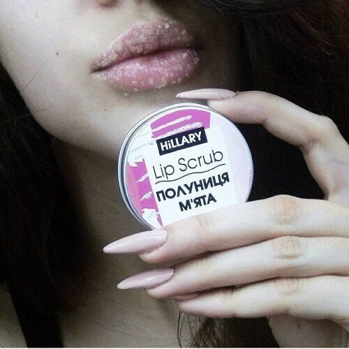 Скраб для губ Клубника Мята Lip Scrub Strawberry Mint Hillary 30 г Киев - изображение 4