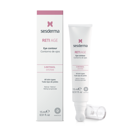 Сесдерма Reti-Age ceramic Омолоджуючий Гель для контуру очей з ретинолом SesDerma Reti-Age Eye Contour Gel, 15 мл Дніпро