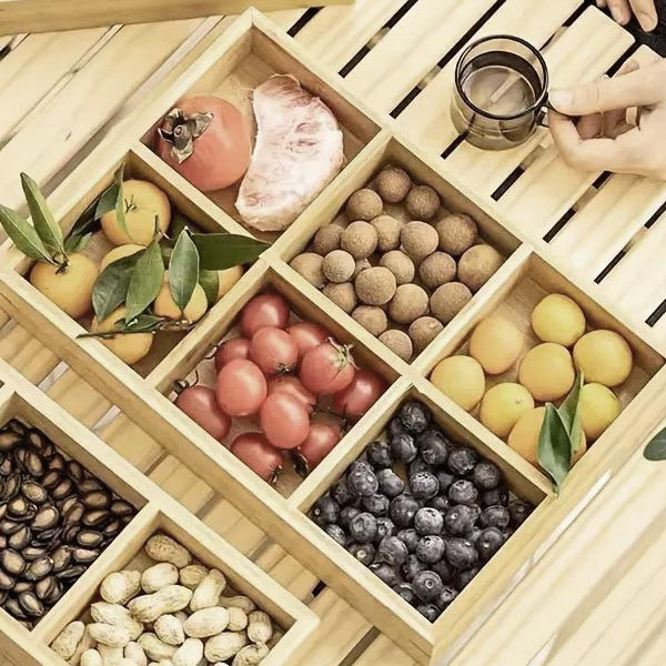 Менажница деревянная 