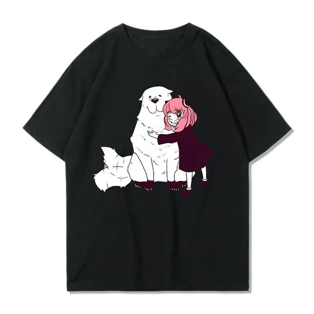 Футболка чоловіча з аніме принтом Сім'я Шпіона Розмір оверсайз (S/M/L) Чорний AnimeT1160 Дніпро - фото 3