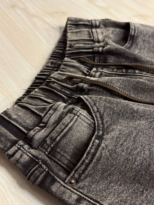 Джинсы женские Vanver 82099 MOM comfort талия на резинке со шнурком коричневые, коричневый, З2, 32, 92 см, 116 см Киев - изображение 2