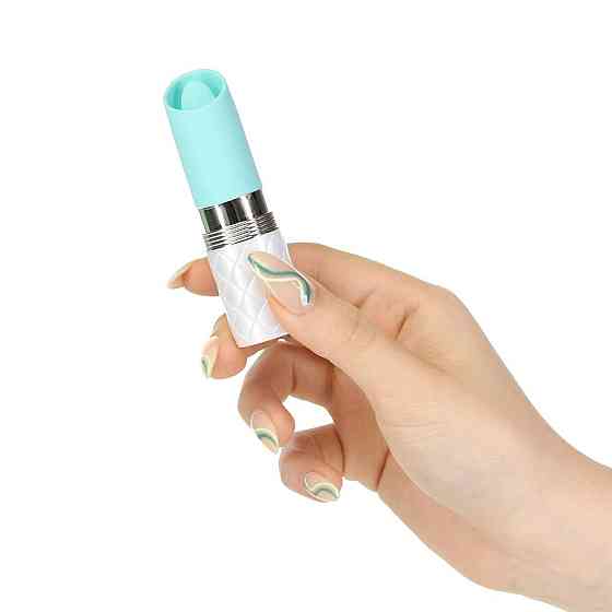 Вібратор Pillow Talk Lusty Luxurious Flickering Massager - Teal Sex Aura Київ