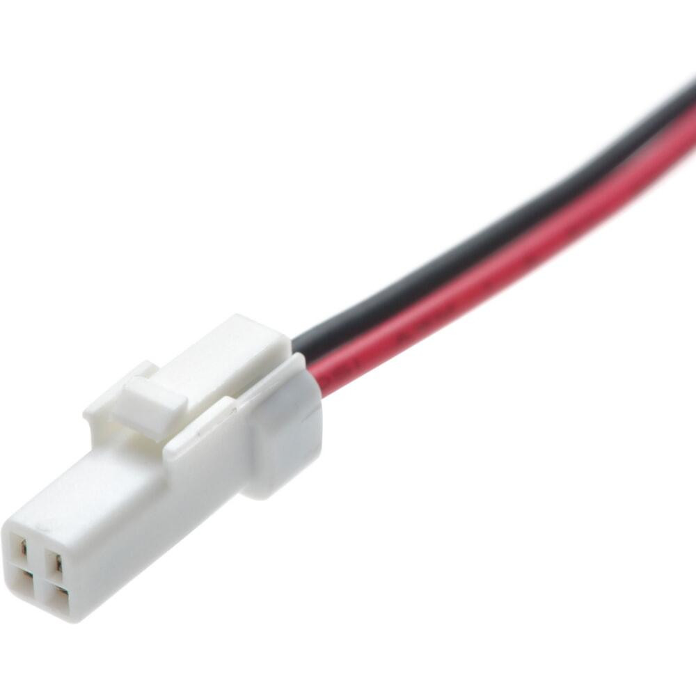 Електричний з'єднувач із дротом, 2-контактний, Повторювач Поворотів На Дзеркалах, Білий, Пластик, Київ - фото 1