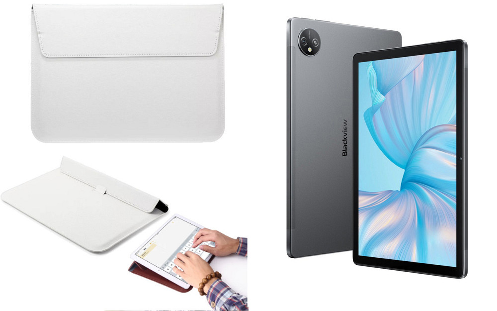 Чохол-конверт VitoCase для Blackview Tab 80, з функцією підставки для планшета Білий Київ - фото 1