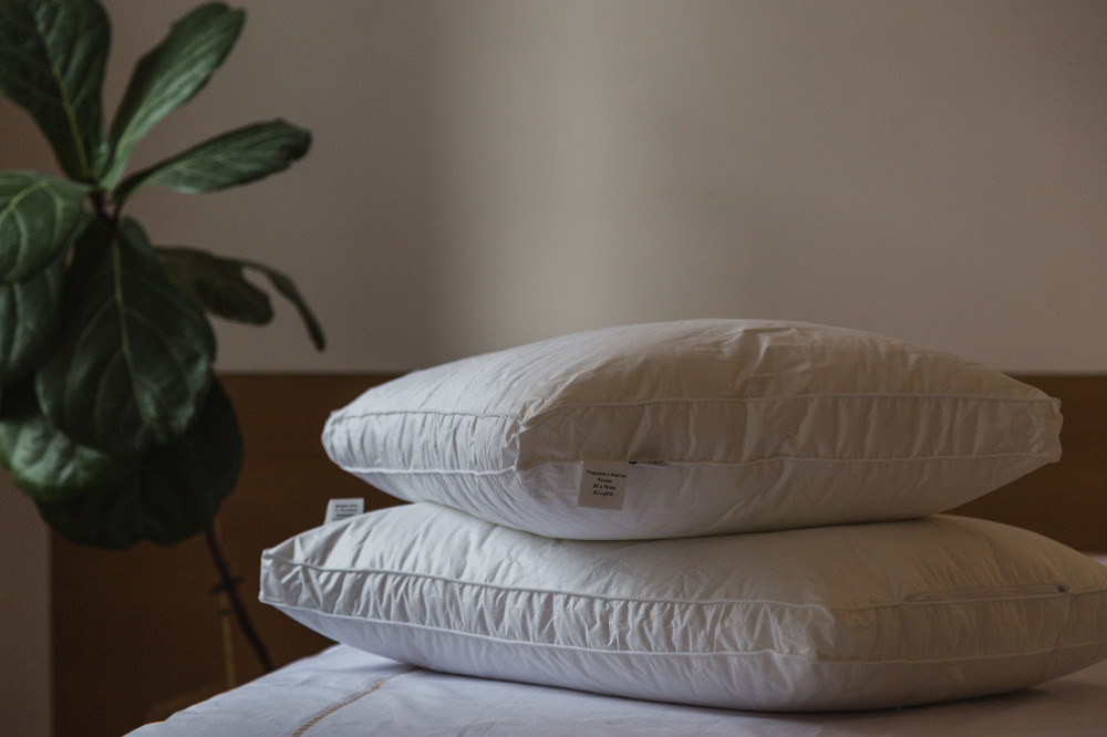 Ecotton Подушка Ecotton 50х70 см Ecofill Premium антиалергенна з кантом біопух біла в чохлі для Коломия - фото 10