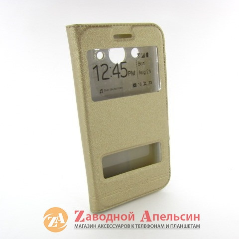 Чохол книжка Huawei Y3 2017 CRO-U00 Smart Case gold Одеса - фото 4