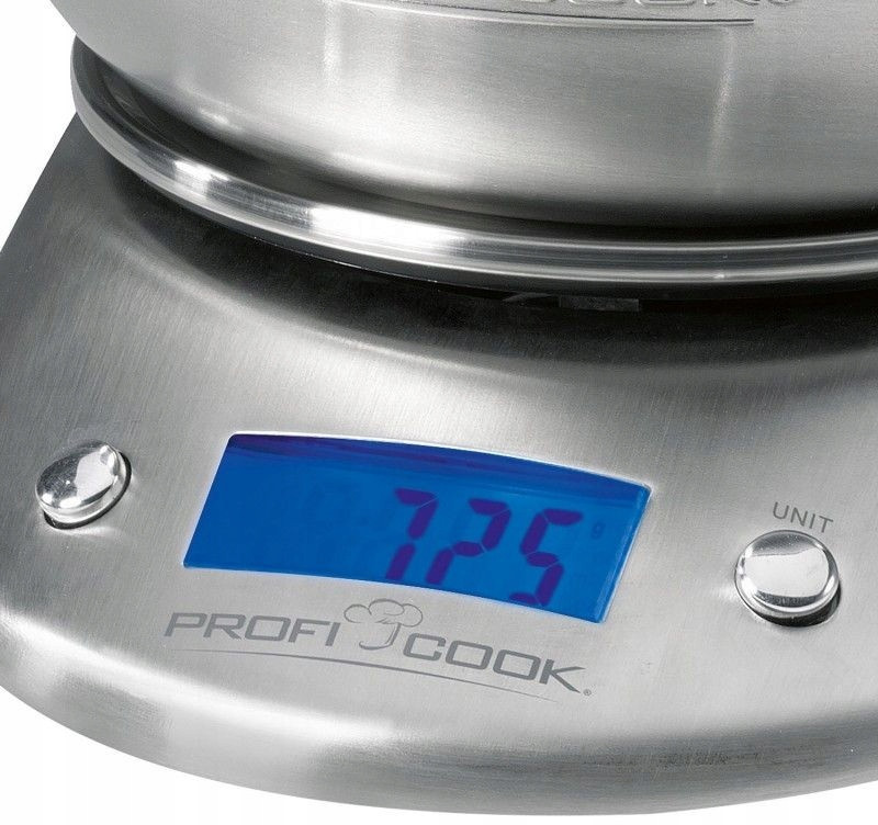Професійні Ваги Кухонні до 5 кг Profi Cook PC-KW 1040 Нержавіюча сталь Нововолинськ - фото 2