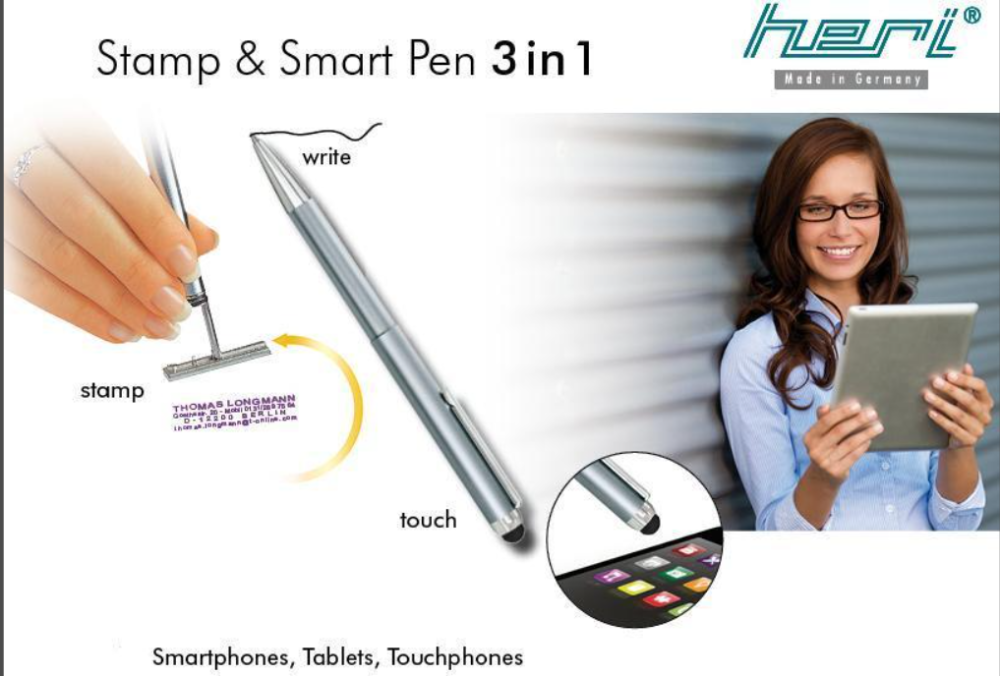 Подарункова ручка Heri зі штампом 3300M Київ - фото 3