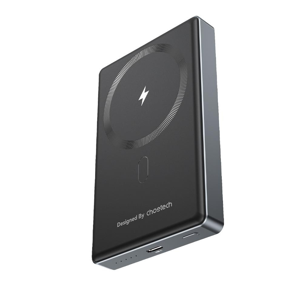 Повербанк 10000mAh Choetech B739 Black QC3.0 PD3.0 бездротова магнітна зарядка (43-00151) Київ - фото 18