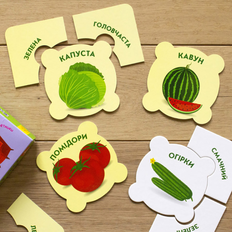 Розвиваюча гра-пазли "Який? Яка? Яка? На городі 992002, 20 елементів Вінниця - фото 2