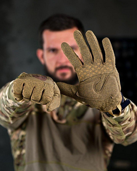 Тактичні рукавички Wallizard мультикам ПП8012 Одеса - фото 3