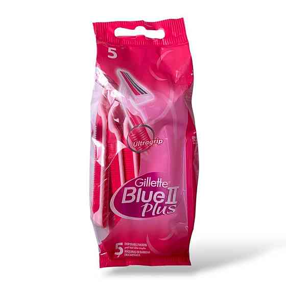 Жіночі одноразові бритви Gillette Blue II Plus Women 5 шт — подвійні леза Харків
