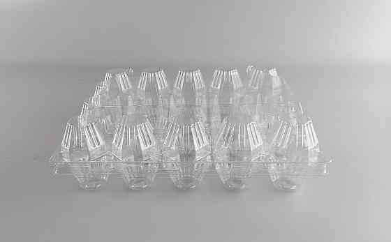 Упаковка для куриных яиц 20 ячеек ПРОЗРАЧНАЯ верз и низ (50 шт) Харьков