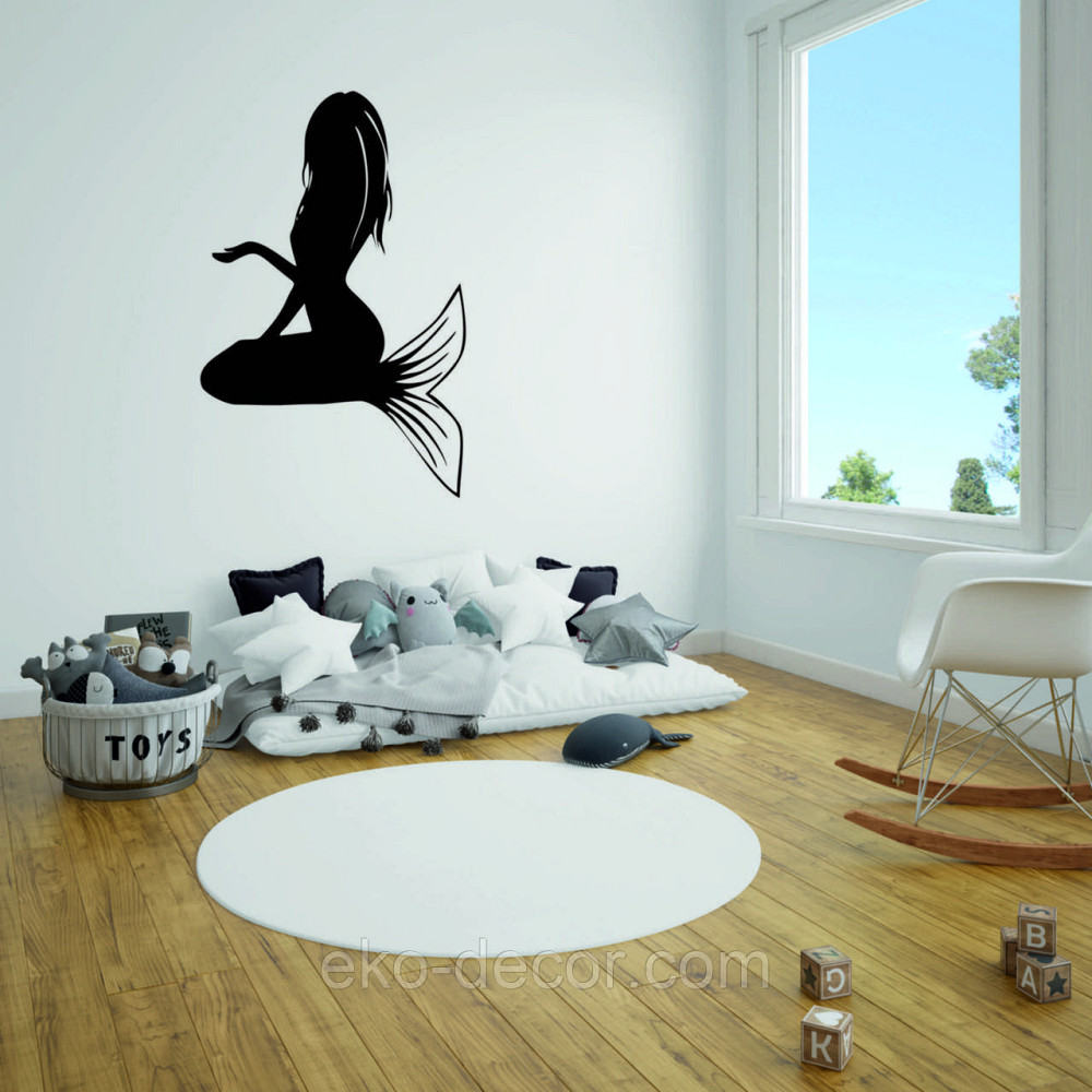 Декоративное настенное 3D Панно «Русалочка» Декор на стену с объемом Киев - изображение 4