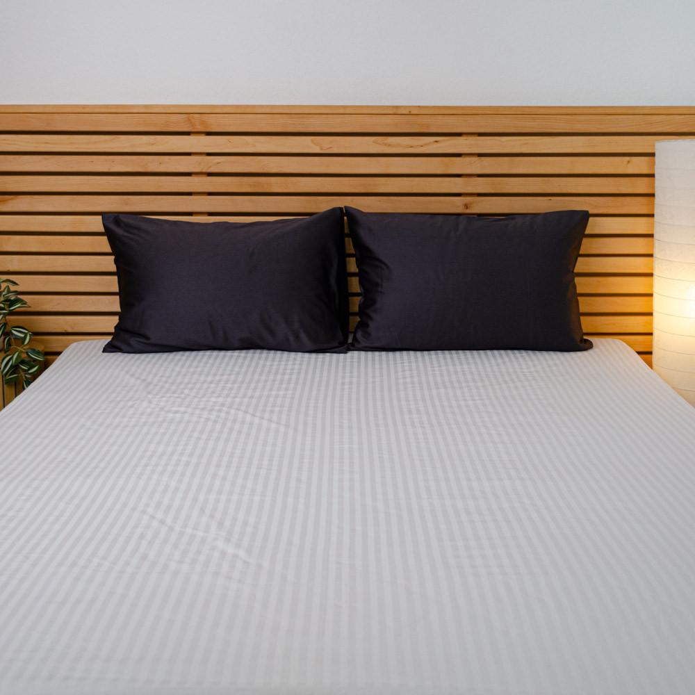 Наволочка на подушку 40х60 см сатин гладкокрашеный 135 г/м2 YouStar 1 шт. (Графит) Сумы - изображение 4