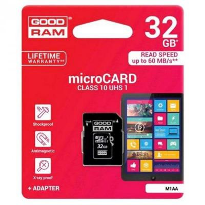 Карта памяти Goodram 32GB microSDHC Class 10 (M1AA-0320R12) Винница - изображение 7