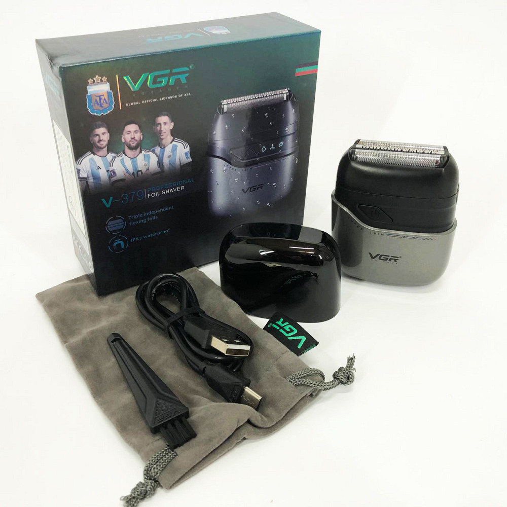 Електробритва для догляду за бородою, Електронна бритва для бороди, Компактна електробритва чоловіча AD-74 Львів - фото 1