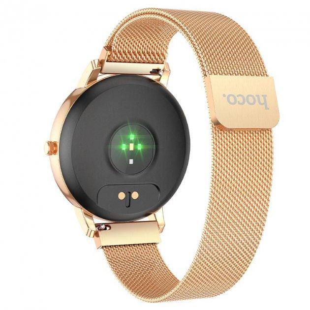 Розумний годинник Hoco Y8 Smart sports watch (Rose Gold) Вінниця - фото 3