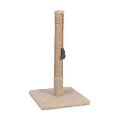 Дряпка (когтеточка) для котов Природа Мими 36x36x64 см (бежевая) (4823082425235) Винница