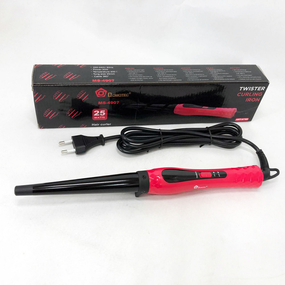 Професиональная плойка для завивки волос DOMOTEC MS-4907, Щипцы плойка кудри для волос QN-78 Львов - изображение 8
