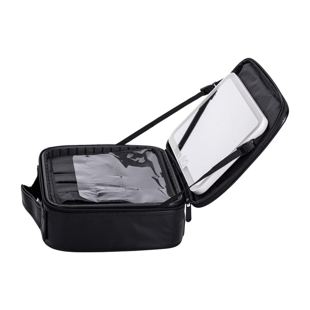 Органайзер косметичка з еко шкіри з дзеркалом та підсвічуванням 26×22×9 см HP-10-2AB Коломыя - изображение 6