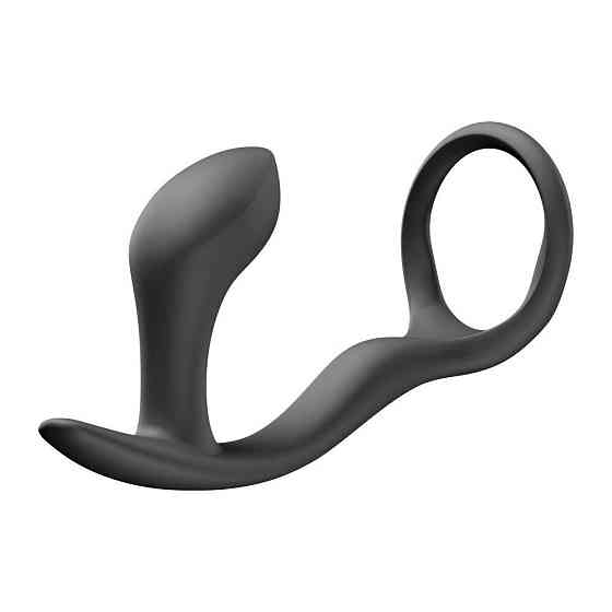 Анальна пробка з ерекційним кільцем Fun Factory BOOTIE RING Black (м'яте паковання!!!) Sex Aura Київ