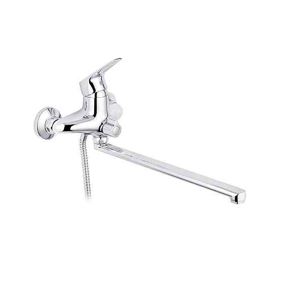 Змішувач для ванни Kroner KRM Odra - C071 з душовим гарнітуром, хром Київ