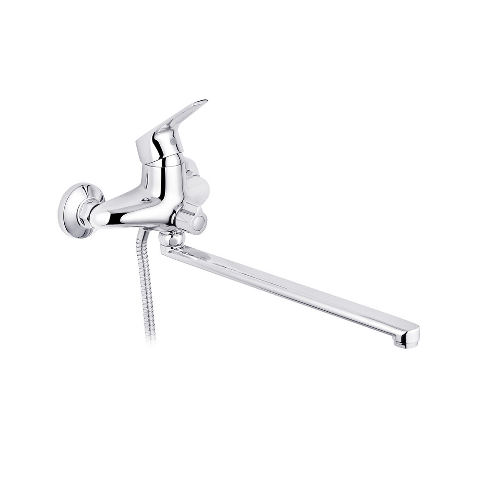 Змішувач для ванни Kroner KRM Odra - C071 з душовим гарнітуром, хром Київ - фото 3