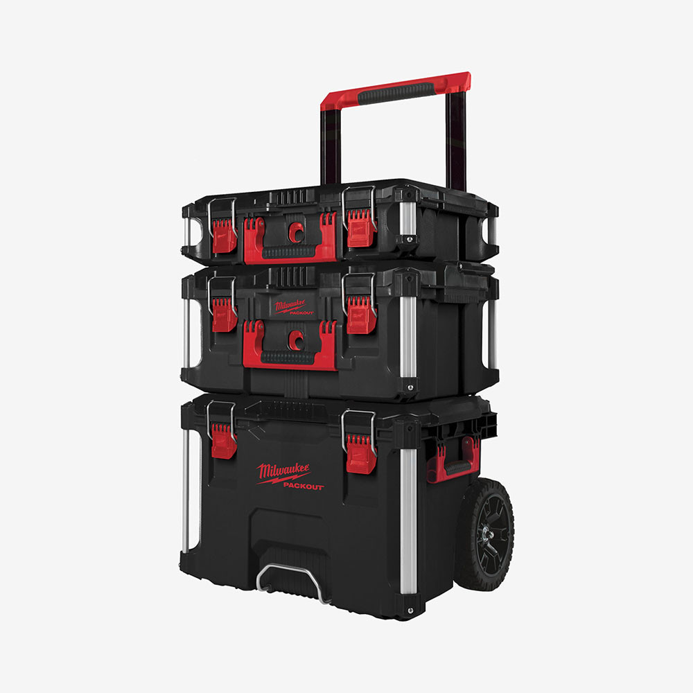 Набор кейсов PACKOUT MILWAUKEE 3шт. (кейс на колесах, большой кейс, кейс) Одесса - изображение 1
